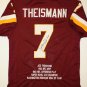 Joe Theismann Signed / Autographed Maroon Stat Jersey- JSA Authenticated