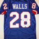 Everson Walls Signed / Autographed Blue Jersey- JSA Authenticated