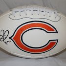 Brandon Marshall Autographed Chicago Bears Logo Football- JSA W Authenticated
