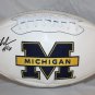 Denard Robinson Autographed Michigan Wolverines Logo Football- JSA W Auth