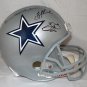 Aikman, Irvin & Smith Autographed F/S Silver Dallas Cowboys Helmet- JSA Auth