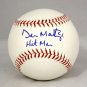 Don Mattingly Hit Man Autographed Rawlings OML Baseball- JSA Authenticated