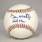 Don Mattingly Hit Man Autographed Rawlings OML Baseball- JSA Authenticated