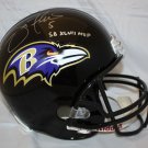 Joe Flacco MVP Autographed F/S Baltimore Ravens Helmet- JSA Authenticated