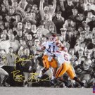 Reggie Bush & Matt Leinart Autographed 16x20 USC Trojans Action Photo- JSA Auth