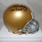 Bob Kuechenberg Autographed Notre Dame Fighting Irish Mini Helmet- JSA W Auth
