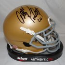 Allen Pinkett Autographed Notre Dame Fighting Irish Mini Helmet- JSA W Auth