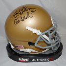 Rocky Bleier Autographed Notre Dame Fighting Irish Mini Helmet- JSA W Auth