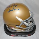 Brady Quinn Autographed Notre Dame Fighting Irish Mini Helmet- JSA W Auth