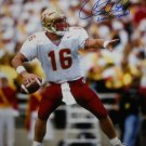 Chris Weinke Autographed 16x20 Vertical Passing Photo- JSA W Authenticated