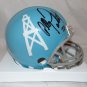 Allen Pinkett Autographed Blue Houston Oilers Mini Helmet- JSA W Authenticated