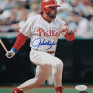 John Kruk Autographed 8x10 Swinging Photo- JSA Authenticated