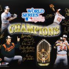 1983 Baltimore Orioles Autographed 16x20 WS Champs Multi-Shot Photo- JSA W Auth