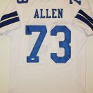 Larry Allen Signed / Autographed White w/ Blue Jersey- JSA Authenticated