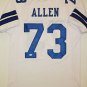 Larry Allen Signed / Autographed White w/ Blue Jersey- JSA Authenticated