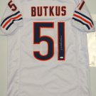 Dick Butkus Signed / Autographed White Jersey- JSA W Authenticated