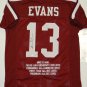 Mike Evans Signed / Autographed Maroon Stat Jersey- JSA W Authenticated