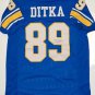 Mike Ditka Signed / Autographed Blue w/ Yellow Jersey- JSA W Authenticated