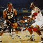 David Robinson & Hakeem Olajuwon Autographed 16x20 Photo- JSA Authenticated