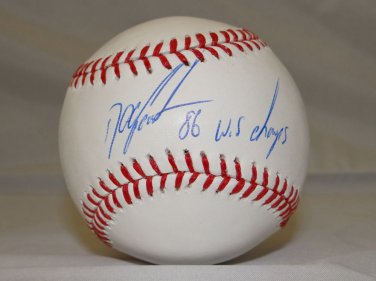 Doc Gooden WS Champs Autographed Rawlings OML Baseball- JSA Authenticated
