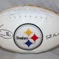 Hines Ward MVP Autographed Pittsburgh Steelers Logo Football- JSA Authenticated