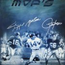 Lawrence Taylor, Tittle, Gifford Autographed 16x20 NY Giants MVP Photo- JSA Auth