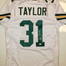 Jim Taylor Signed / Autographed White Jersey- JSA Authenticated