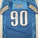 Ndamukong Suh Signed / Autographed Blue Jersey- JSA Authenticated