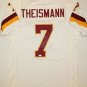 Joe Theismann Signed / Autographed White w/ Maroon Jersey- JSA Authenticated