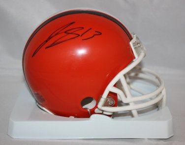 Josh Gordon Autographed Cleveland Browns Mini Helmet- JSA - W Authenticated