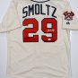 John Smoltz Autographed Tan Atlanta Braves Jersey- JSA Authenticated