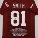 Jackie Smith Signed / Autographed Maroon Stat Jersey- JSA Authenticated