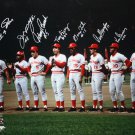 Big Red Machine Autographed 16x20 The Starting Eight Photo- JSA W Authenticated
