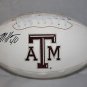 Von Miller Autographed Texas A&M Aggies Logo Football- JSA Authenticated