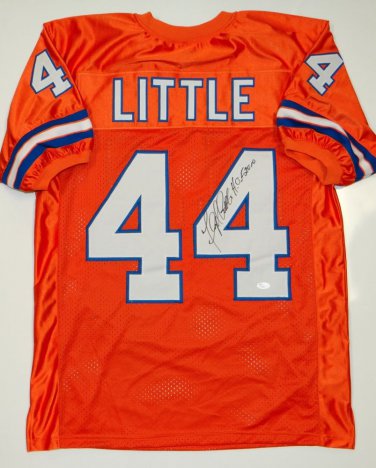 Floyd Little HOF Signed / Autographed Orange Jersey- JSA Authenticated