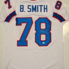 Bruce Smith HOF Signed / Autographed White Jersey- JSA Authenticated