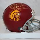 Reggie Bush Autographed USC Trojans Mini Helmet- GTSM Authenticated