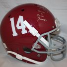 Eddie Lacy Back 2 Back Autographed F/S Alabama Crimson Tide Helmet- JSA Auth