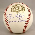 Bruce Bochy 2012 Autographed Rawlings OML WS Baseball- JSA Authenticated