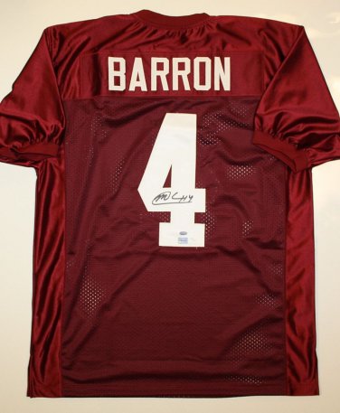 Mark Barron Signed / Autographed Maroon Jersey- JSA Authenticated