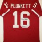 Jim Plunkett Signed / Autographed Cardinal Red Jersey- JSA Authenticated