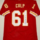 Curley Culp HOF Signed / Autographed Red Jersey- JSA W Authenticated