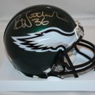 Brian Westbrook Autographed Philadelphia Eagles Mini Helmet- JSA Authenticated