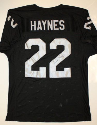 Mike Haynes Signed / Autographed Black Jersey- TriStar Authenticated