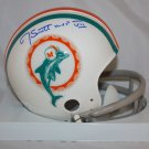Jake Scott Autographed Miami Dolphins Mini Helmet- JSA Authenticated