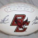 Doug Flutie & Gerard Phelan Autographed Boston College Logo Football- JSA Auth