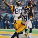 Isaac Bruce Autographed 16x20 Cheering Photo- Bruce Hologram