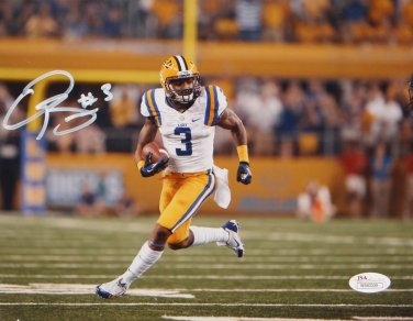 Odell Beckham Autographed 8x10 Horizontal Running Photo- JSA W Authenticated