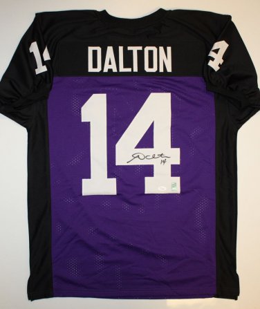 Andy Dalton Signed / Autographed Purple Jersey- JSA Authenticated