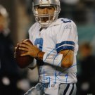 Tony Romo Autographed 16x20 Front View About To Pass Photo- JSA Authenticated